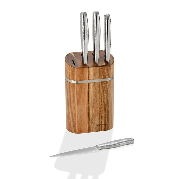 Domed Oval 5 Piece Knife Block