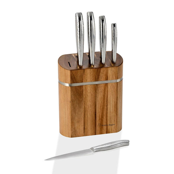 Domed Oval 6 Piece Knife Block