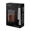 Slim Wedge 6 Piece Knife Block