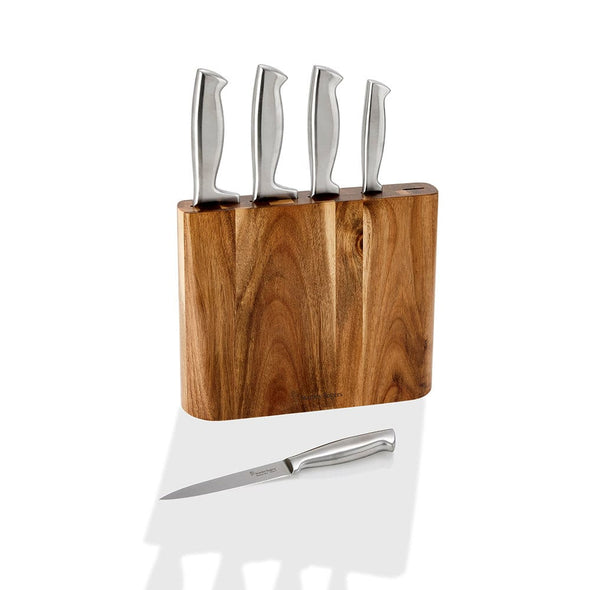 Slim Wedge 6 Piece Knife Block