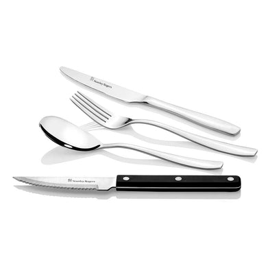 Amsterdam 40 Piece Set with Steak Knives