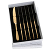 Albany Gold Steak Knives 6 Piece Set