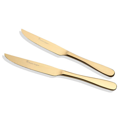 Albany Gold Steak Knives 6 Piece Set