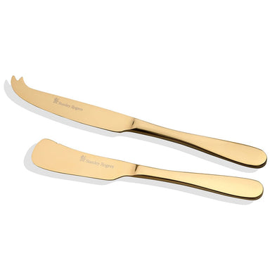 Albany Gold Cheese Knives 2 Piece Set