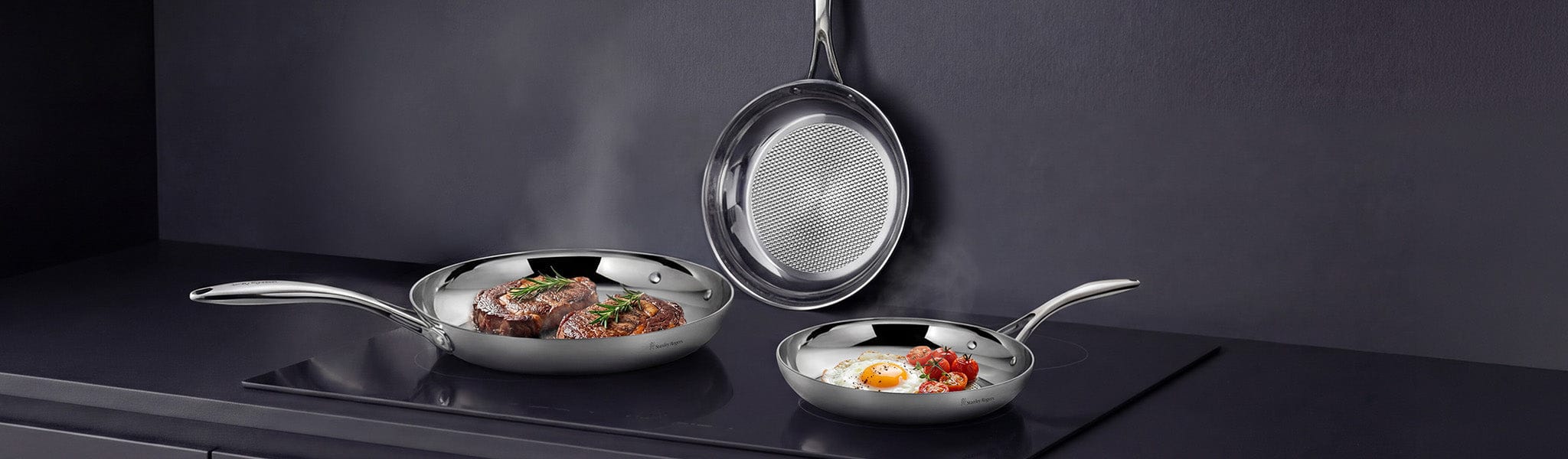 Stanley Rogers SR-Helix Stainless Steel Frypans