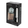 Black Acacia 6 Piece Knife Block