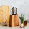 Tapered Vertical 6 Piece Knife Block