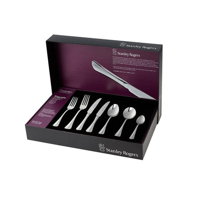 Stanley Rogers 70-Piece Baguette Stainless Steel Cutlery Set - Complete Flatware Service