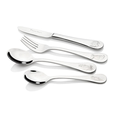 Children's Cutlery 4 Piece Set - Australian Animals