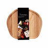 Wooden Serving Platter Round Medium