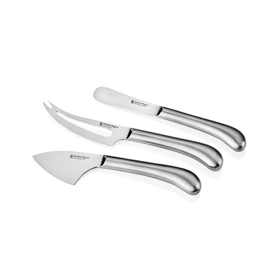 Pistol Grip Stainless Steel 3 Cheese Knife Piece Set