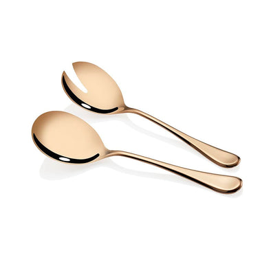 Chelsea Gold Salad Fork and Spoon 2 Piece Set