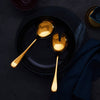 Chelsea Gold Salad Fork and Spoon 2 Piece Set