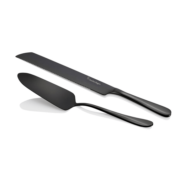 Albany Onyx Cake Knife & Server 2 Piece Set