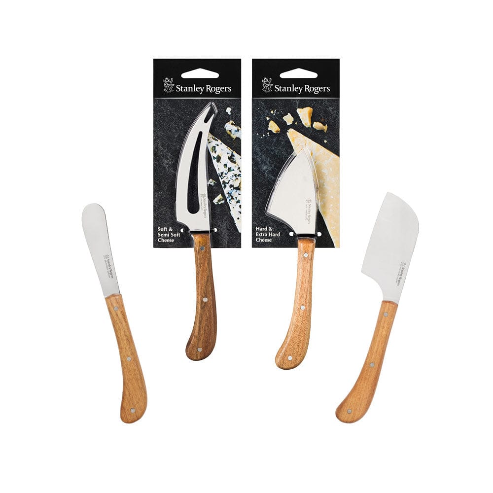 Acacia Cheese Knives 4 Piece Bundle